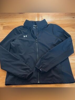 Under Armour Black Lightweight Full-Zip Hooded Jacket | Women’s Medium